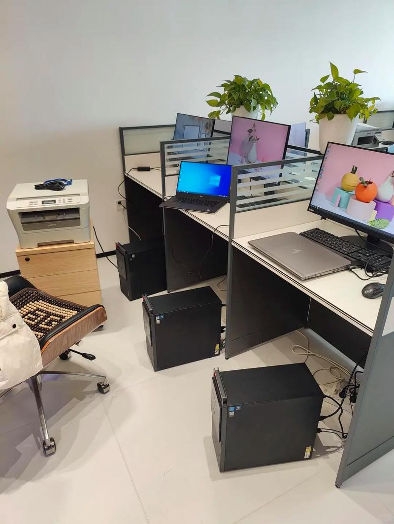 公司清算資產轉讓 95新自用臺式辦公電腦及設備，含主機